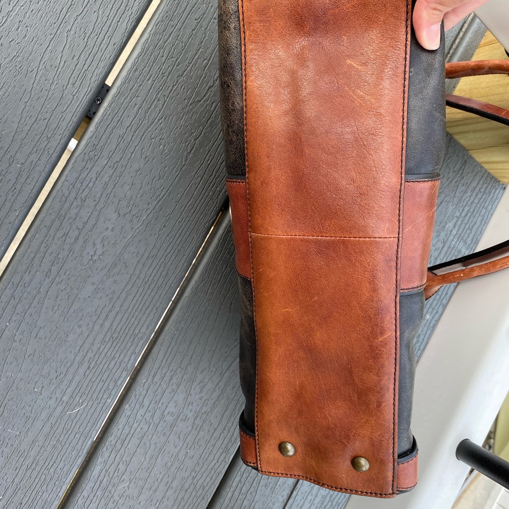 Fossil Distressed Double Handled Satchel - image 3